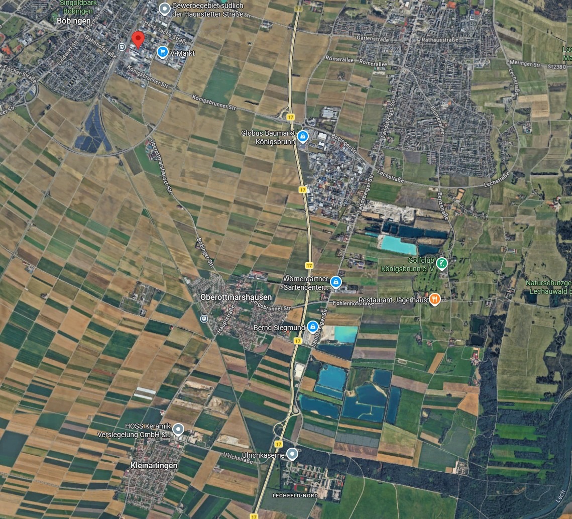 Lageplan Bobingen