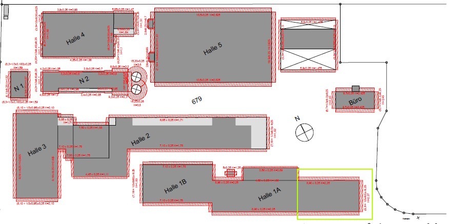 Übersicht Hallen